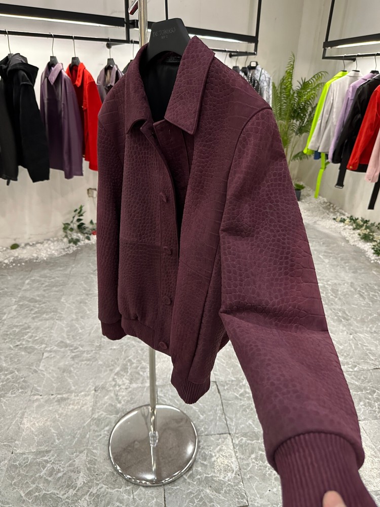 가을 아웃웨어 남성 비즈니스 워크 크로커다일 그레인 양 - Leather Work Jacket Mens 리뷰 및 가격