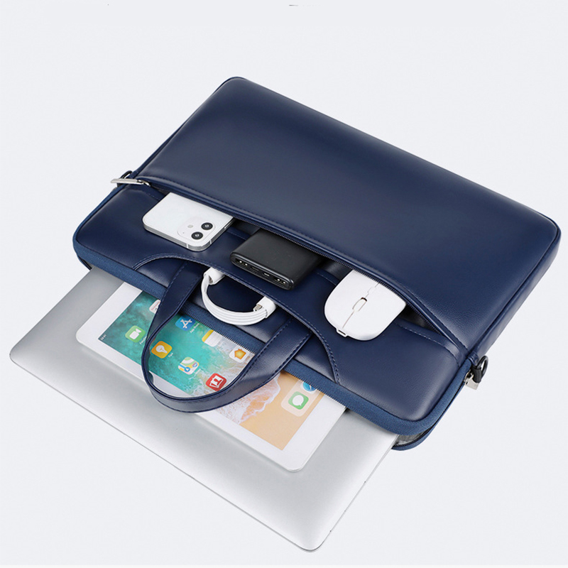 남자를위한 비즈니스 서류 가방 PU 가죽 대용량 Ofi - Leather Work Laptop Bag 리뷰 및 가격