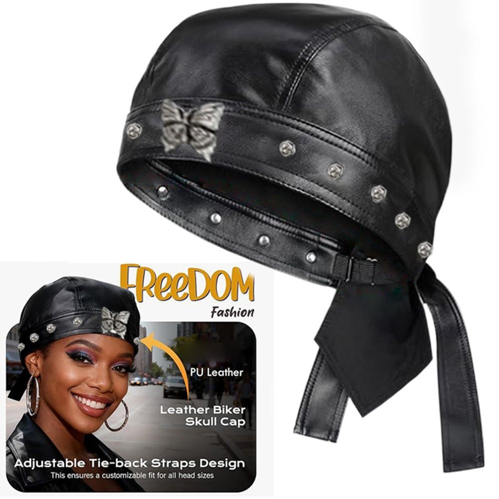 새로운 PU 가죽 블랙 바이커 캡 조절 가능 방수 버터 - Leather Work Hat 리뷰 및 가격