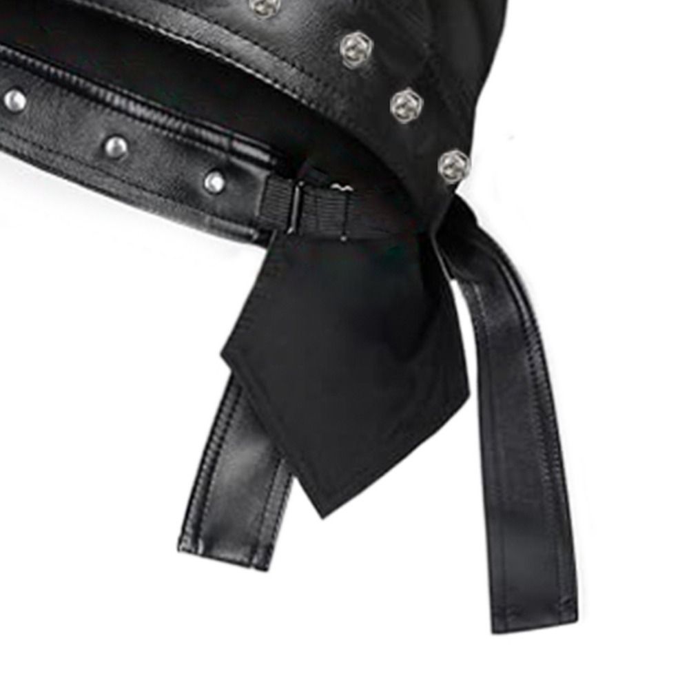 새로운 PU 가죽 블랙 바이커 캡 조절 가능 방수 버터 - Leather Work Hat 리뷰 및 가격