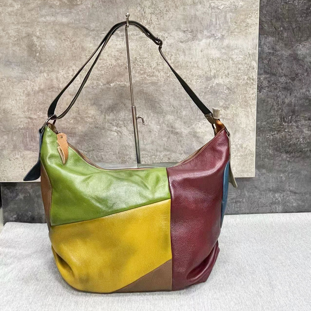 오버사이즈 여성용 정품 가죽 패치워크 호보 슬루시 숄더 - Leather Work Laptop Bag 리뷰 및 가격