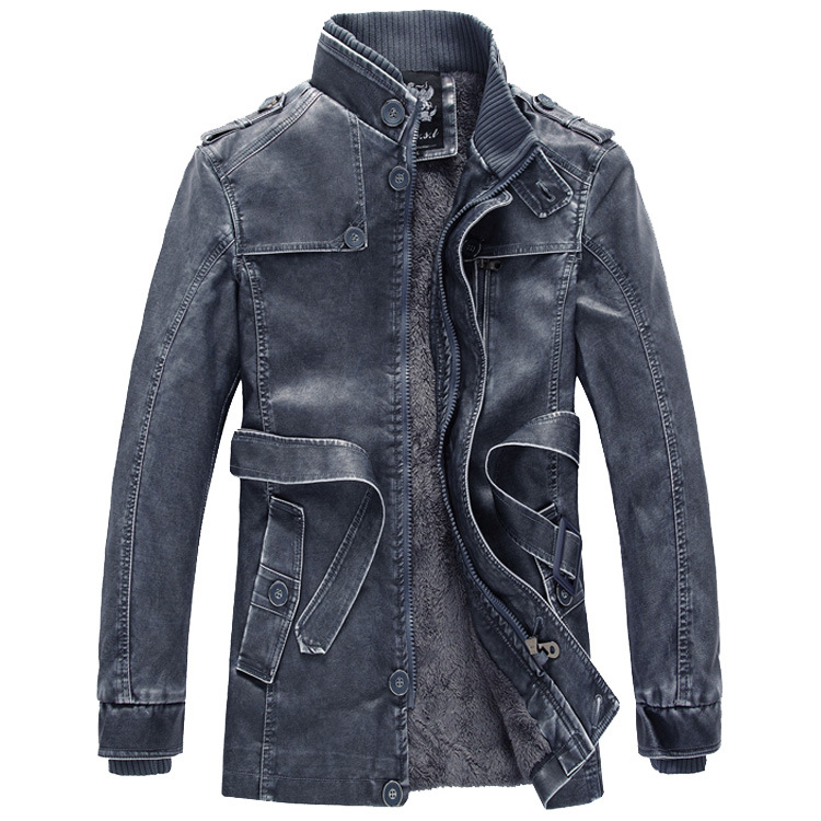 가을 오토바이 재킷 남성용 스탠드 칼라 가죽 재킷 패치 - Leather Work Jacket Mens 리뷰 및 가격